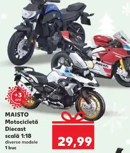 Kaufland MAISTO Motocicletă Diecast scală 1:18 Ofertă