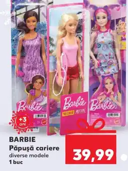 Kaufland BARBIE Păpuşă cariere Ofertă