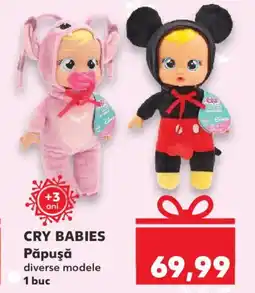 Kaufland CRY BABIES Păpuşă Ofertă