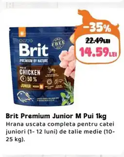 Animax Brit Premium Junior M Pui Ofertă