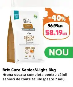 Animax Brit Care Senior&Light Ofertă