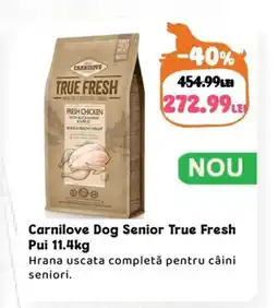 Animax Carnilove Dog Senior True Fresh Pui Ofertă