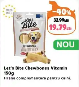 Animax Let's Bite Chewbones Vitamin Ofertă