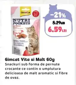 Animax Gimcat Vita si Malt Ofertă