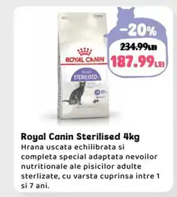 Animax Royal Canin Sterilised Ofertă