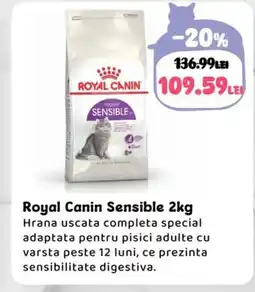 Animax Royal Canin Sensible Ofertă