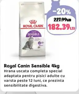 Animax Royal Canin Sensible Ofertă
