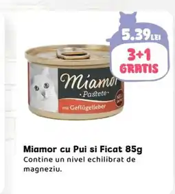 Animax Miamor cu Pui si Ficat Ofertă