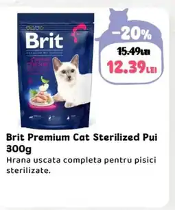 Animax Brit Premium Cat Sterilized Pui Ofertă