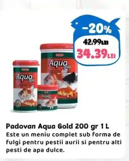 Animax Padovan Aqua Gold 200 gr Ofertă