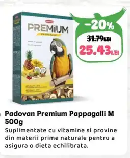Animax Padovan Premium Pappagalli M Ofertă