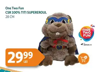 Auchan One Two Fun CSR 100% titi supereroul Ofertă