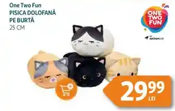 Auchan One Two Fun Pisica dolofană pe burtă Ofertă