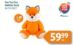 Auchan One Two Fun Animal pluş Ofertă