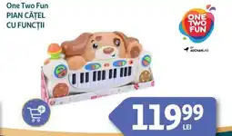 Auchan One Two Fun Pian căţel cu funcţii Ofertă