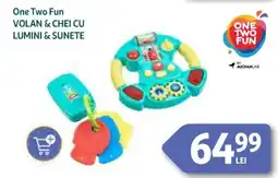 Auchan One Two Fun Volan & chei cu lumini & sunete Ofertă