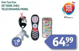 Auchan One Two Fun Set bebe chei/ telecomandă/mobil Ofertă