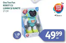 Auchan One Two Fun Robot cu lumini și sunete Ofertă