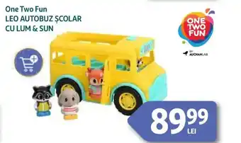 Auchan One Two Fun Leo autobuz şcolar cu lum & sun Ofertă