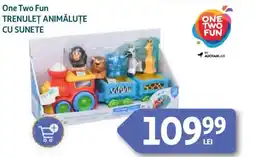 Auchan One Two Fun Trenulet animăluțe cu sunete Ofertă