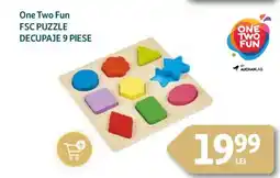 Auchan One Two Fun FSC Puzzle decupaje Ofertă