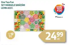 Auchan One Two Fun Set mărgele\brățări lemn asst. Ofertă