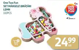 Auchan One Two Fun Set mărgele\brățări lemn Ofertă