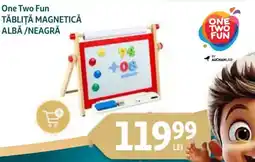 Auchan One Two Fun Tăbliţă magnetică alba/neagră Ofertă