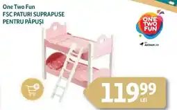 Auchan One Two Fun FSC Paturi suprapuse pentru păpuși Ofertă