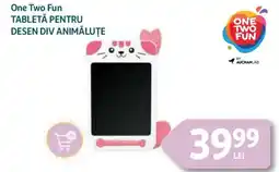 Auchan One Two Fun Tabletă pentru desen div animăluțe Ofertă