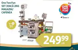 Auchan One Two Fun Set joacă 2in1 magazin/ cafenea Ofertă