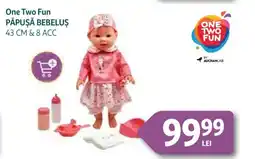 Auchan One Two Fun Păpușă bebeluş Ofertă