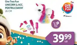 Auchan One Two Fun Unicorn & acc. pentru.coafat Ofertă