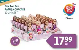 Auchan One Two Fun Păpușă cupcake Ofertă