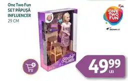 Auchan One Two Fun Set păpușă influencer Ofertă