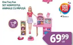 Auchan One Two Fun Set adăpostul animale cu păpușă Ofertă