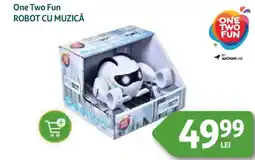Auchan One Two Fun Robot cu muzică Ofertă