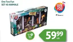Auchan One Two Fun Set 40 animale Ofertă