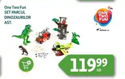 Auchan One Two Fun Set parcul dinozaurilor ast. Ofertă