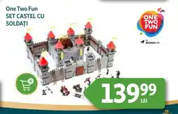 Auchan One Two Fun Set castel cu soldați Ofertă