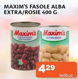 Unicarm Maxim's fasole alba extra/rosie Ofertă