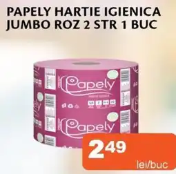 Unicarm Papely hartie igienica jumbo roz Ofertă