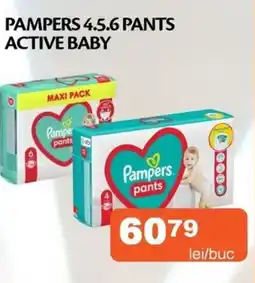 Unicarm Pampers 4.5.6 pants active baby Ofertă