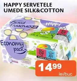 Unicarm Happy servetele umede silk&cotton Ofertă
