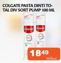 Unicarm Colgate pasta dinti to- tal div sort pump Ofertă