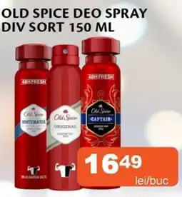 Unicarm Old spice deo spray div sort Ofertă
