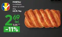 PROFI Foietaj cu brânză dulce și caise Ofertă