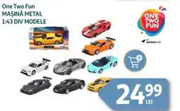 Auchan One Two Fun Maşină metal 1:43 div modele Ofertă