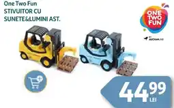 Auchan One Two Fun Stivuitor cu sunete&lumini ast. Ofertă