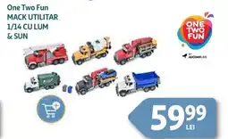 Auchan One Two Fun Mack utilitar 1/14 cu lum & sun Ofertă